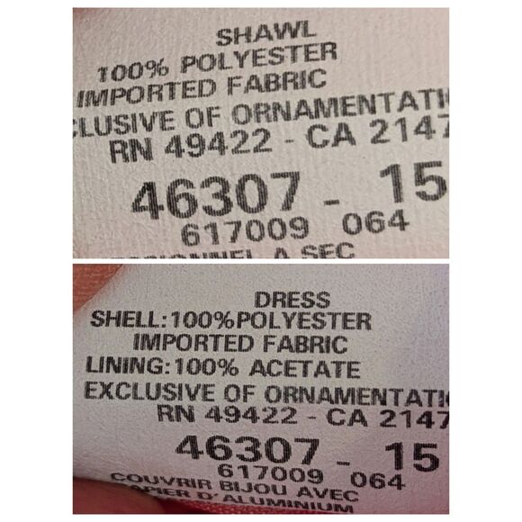 NWT Jessica McClintock Girls formal dress with sheer shawl. Sz 14 - Picture 2 of 16